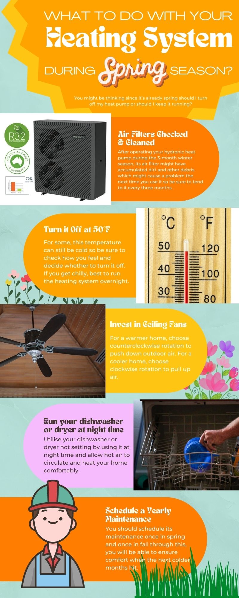 What to do with your Heating System during Spring Season